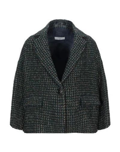 Shop Circolo 1901 1901 Coats In Green