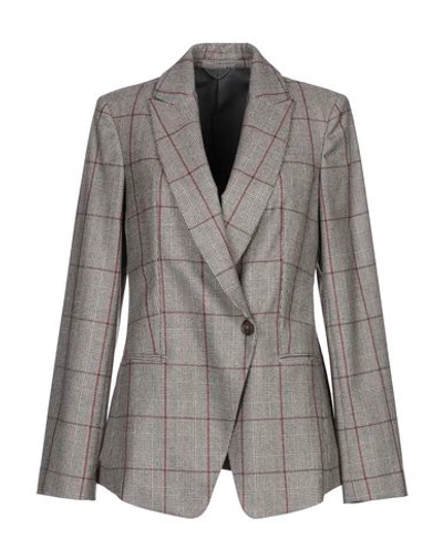 Shop Brunello Cucinelli Sartorial Jacket In Grey