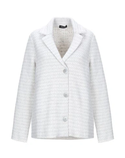 Shop Anneclaire Suit Jackets In White