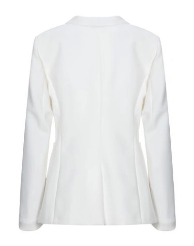Shop Versace Blazer In White