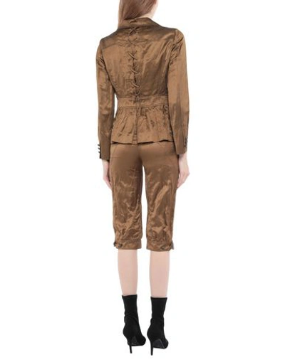 Shop Moschino Cheap And Chic Women's Suits In Khaki