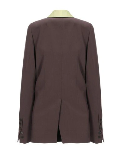 Shop Rick Owens Blazer In Cocoa