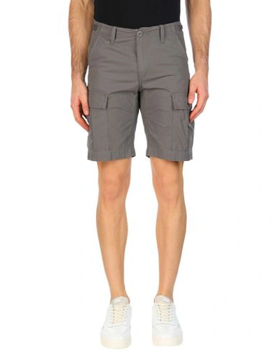 Shop Carhartt Shorts & Bermuda Shorts In Grey