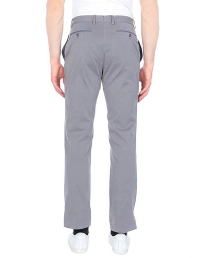 Shop Incotex Casual Pants In Grey