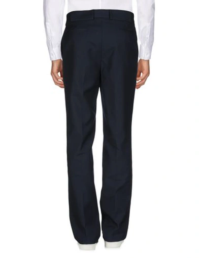 Shop Maison Margiela Casual Pants In Dark Blue