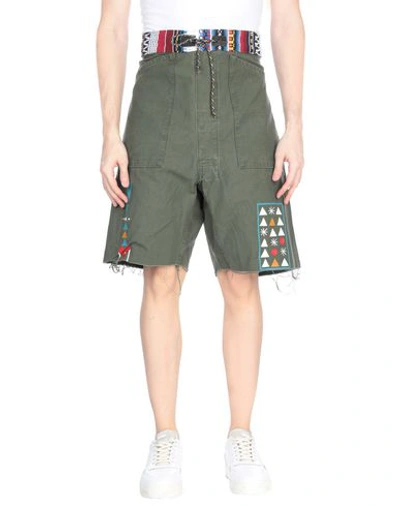 Shop Htc Shorts & Bermuda In Military Green