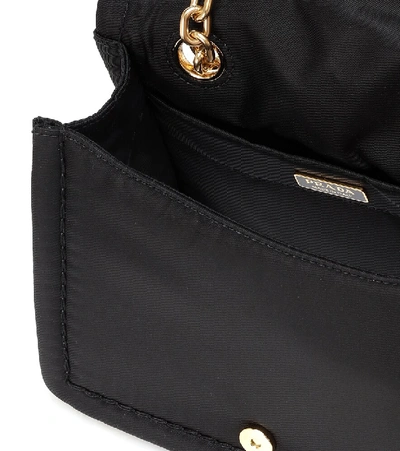 Shop Prada Nylon Shoulder Bag In Black