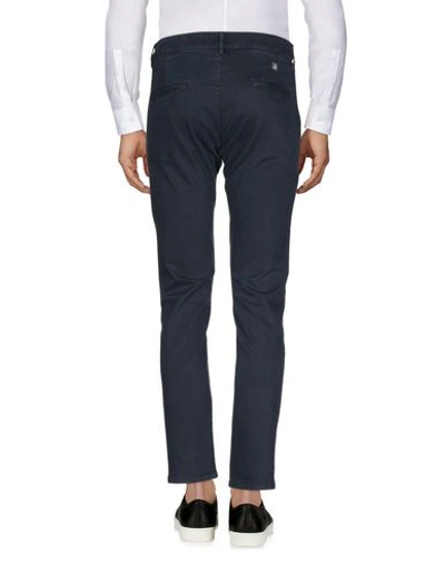Shop Grey Daniele Alessandrini Man Pants Midnight Blue Size 32 Cotton, Elastane