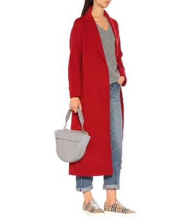 Max Mara Algeri Double-face Wool Coat In Red | ModeSens