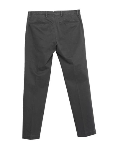 Shop Pt01 Pt Torino Man Pants Lead Size 38 Cotton, Elastane In Grey