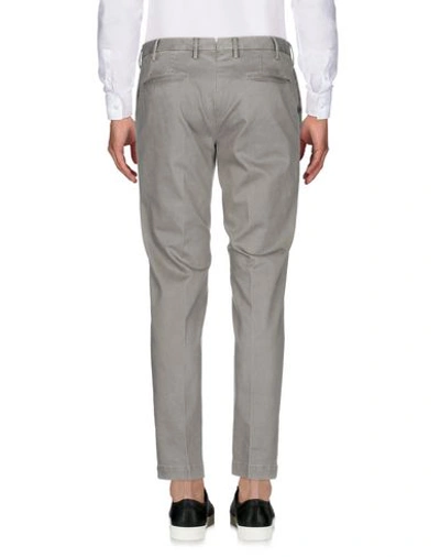 Shop Pt01 Pt Torino Man Pants Grey Size 42 Cotton, Elastane