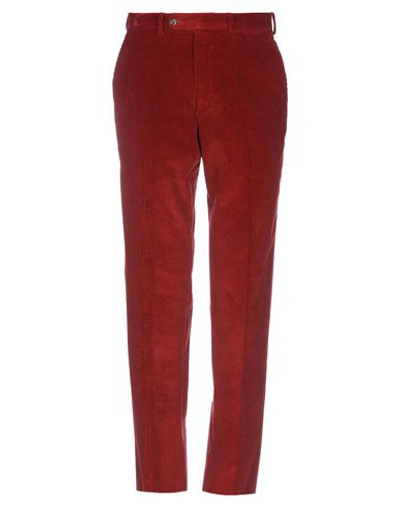 Shop Valstar Casual Pants In Brick Red
