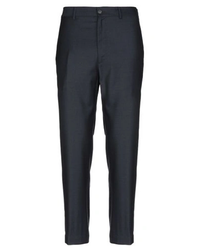 Shop Mauro Grifoni Casual Pants In Dark Blue