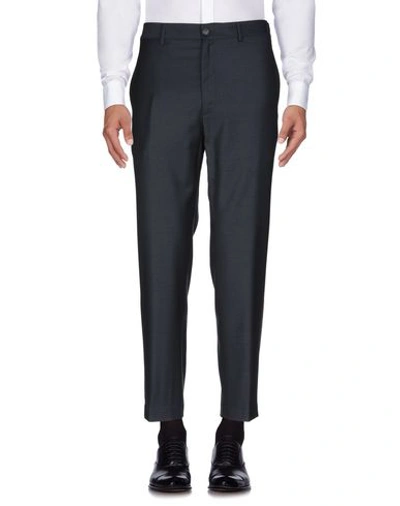 Shop Mauro Grifoni Casual Pants In Dark Blue
