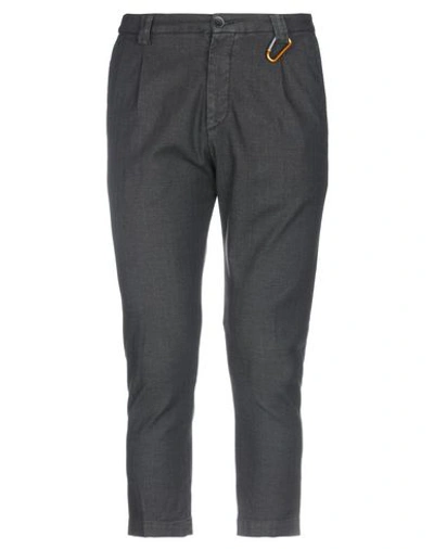 Shop Low Brand Chinos In Steel Grey