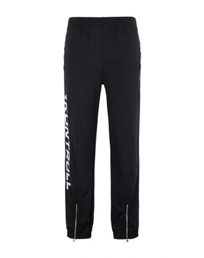 Shop Kappa Kontroll Kontroll Pant Print Man Pants Black Size Xl Polyester