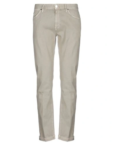Shop Pt05 Pt Torino Man Pants Beige Size 30 Cotton, Elastane
