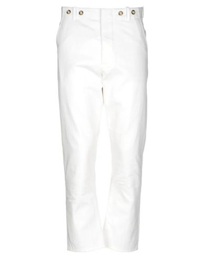 Shop Ermanno Gallamini Casual Pants In White