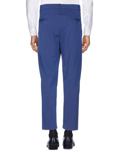 Shop Tom Rebl Casual Pants In Blue