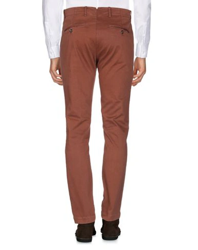 Shop Myths Casual Pants In Brown