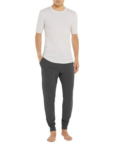 Shop Schiesser Casual Pants In Lead