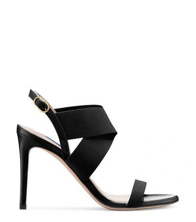 Shop Stuart Weitzman The Alana In Black Patent Leather