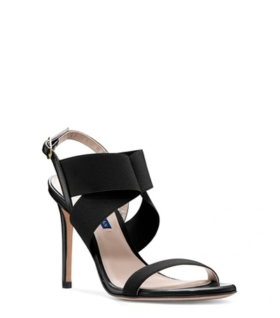 Shop Stuart Weitzman The Alana In Black Patent Leather