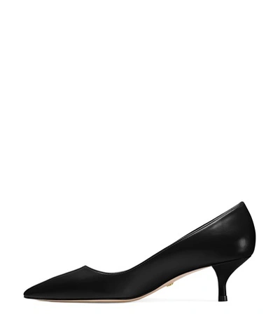 Shop Stuart Weitzman Cindy 45 In Black Leather