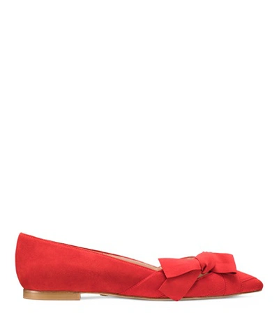 Shop Stuart Weitzman Jesse In Red Suede