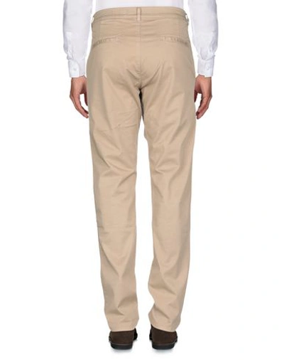 Shop Grey Daniele Alessandrini Man Pants Khaki Size 29 Cotton, Elastane In Beige