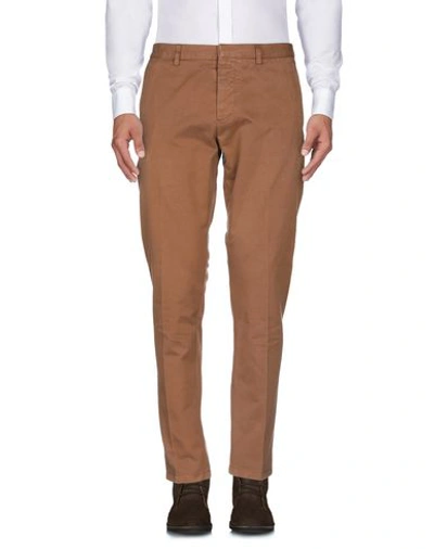 Shop Ami Alexandre Mattiussi Man Pants Brown Size Xs Cotton