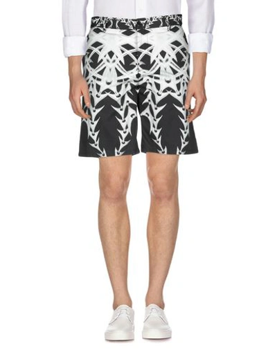 Shop Just Cavalli Man Shorts & Bermuda Shorts Black Size 36 Cotton