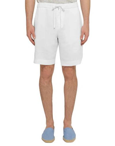 Shop Frescobol Carioca Shorts & Bermuda In White