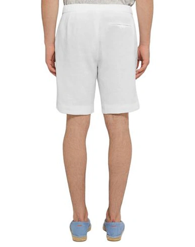 Shop Frescobol Carioca Shorts & Bermuda In White