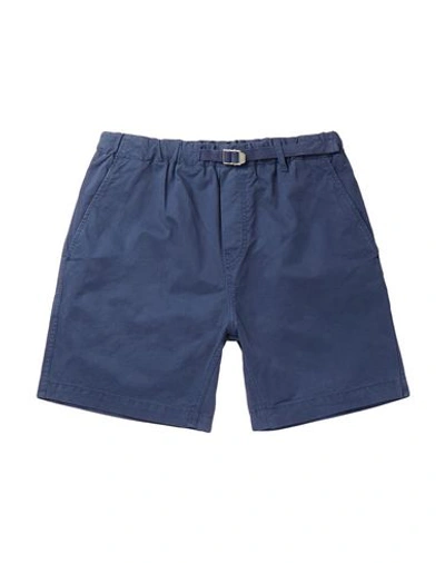 Shop Albam Shorts & Bermuda In Dark Blue