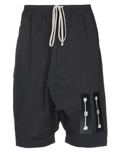 Shop Rick Owens Drkshdw Bermudas In Black