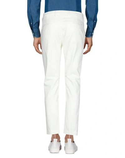 Shop Entre Amis Casual Pants In Ivory