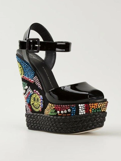 Shop Giuseppe Zanotti Wedge Sandals