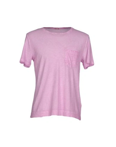 Shop Massimo Alba T-shirts In Light Purple
