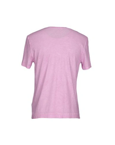 Shop Massimo Alba T-shirts In Light Purple