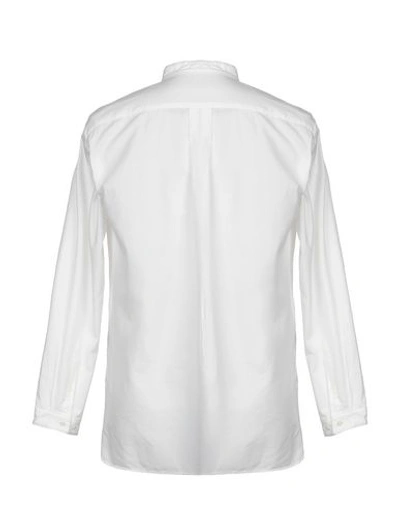 Shop Sage De Crêt Solid Color Shirt In White