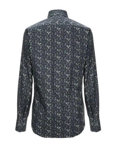 Alessandro Gherardi Patterned Shirt In Grey