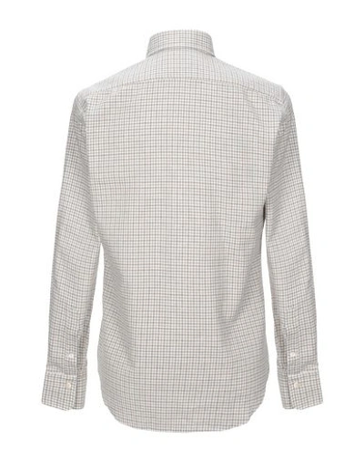 Alessandro Gherardi Checked Shirt In Beige