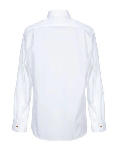Shop Vivienne Westwood Solid Color Shirt In White