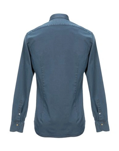 Alessandro Gherardi Solid Color Shirt In Blue