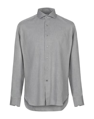 Alessandro Gherardi Solid Color Shirt In Grey | ModeSens
