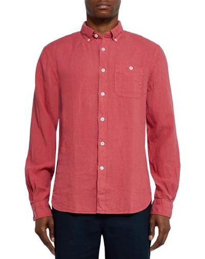 Shop Todd Snyder Shirts In Coral