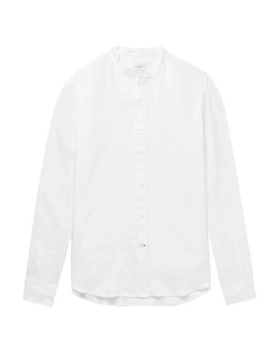 Shop Club Monaco Linen Shirt In White