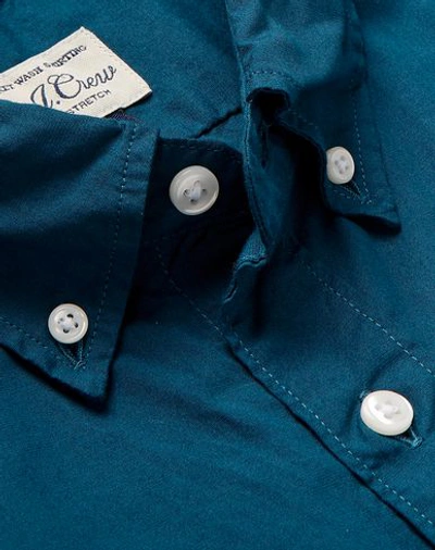 Shop Jcrew Solid Color Shirt In Blue