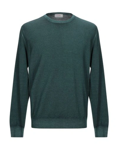 Shop Gran Sasso Sweaters In Dark Green